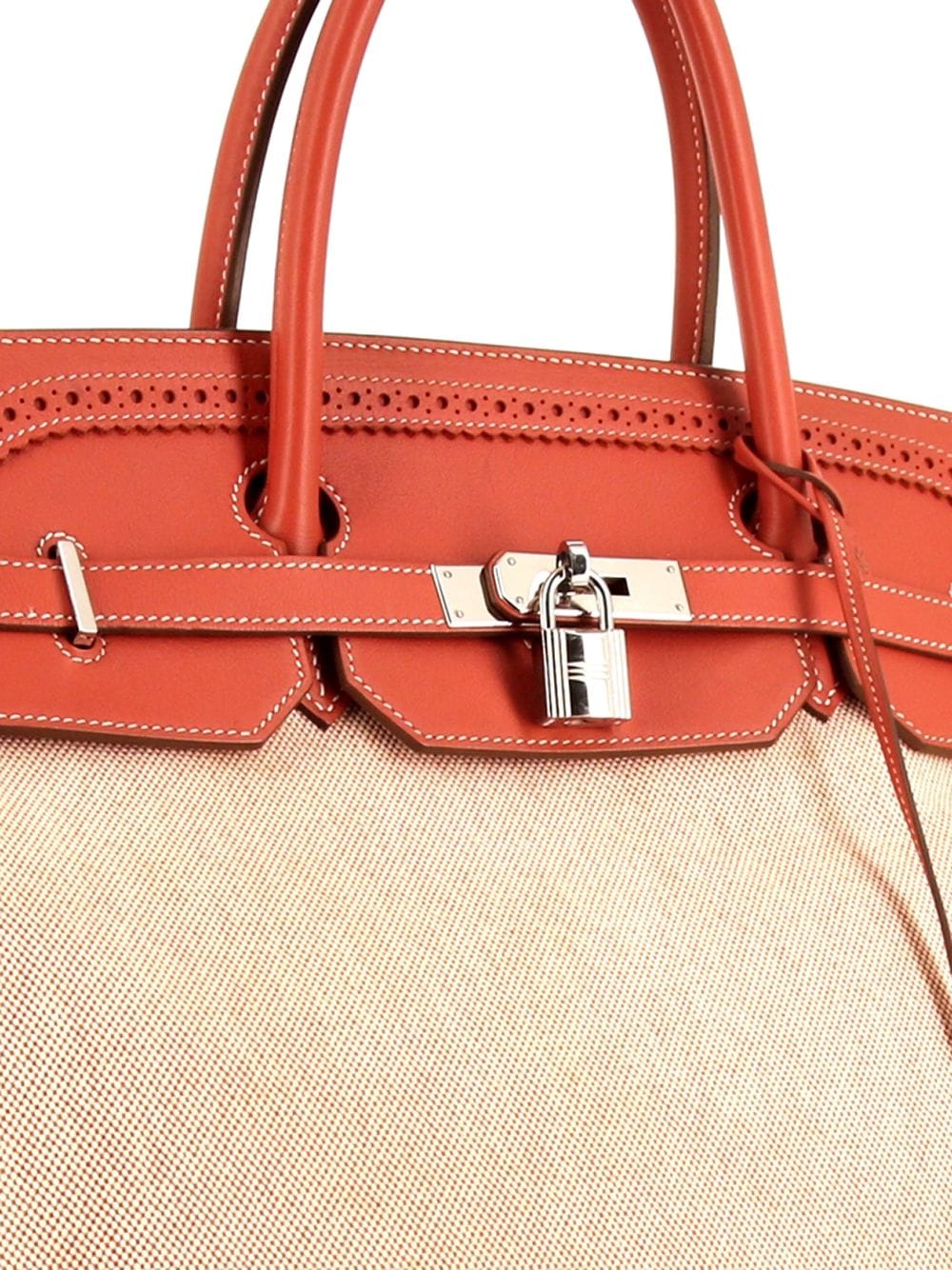 Hermès 2013 Pre-owned Birkin Ghillies 40cm Handbag - Neutrals