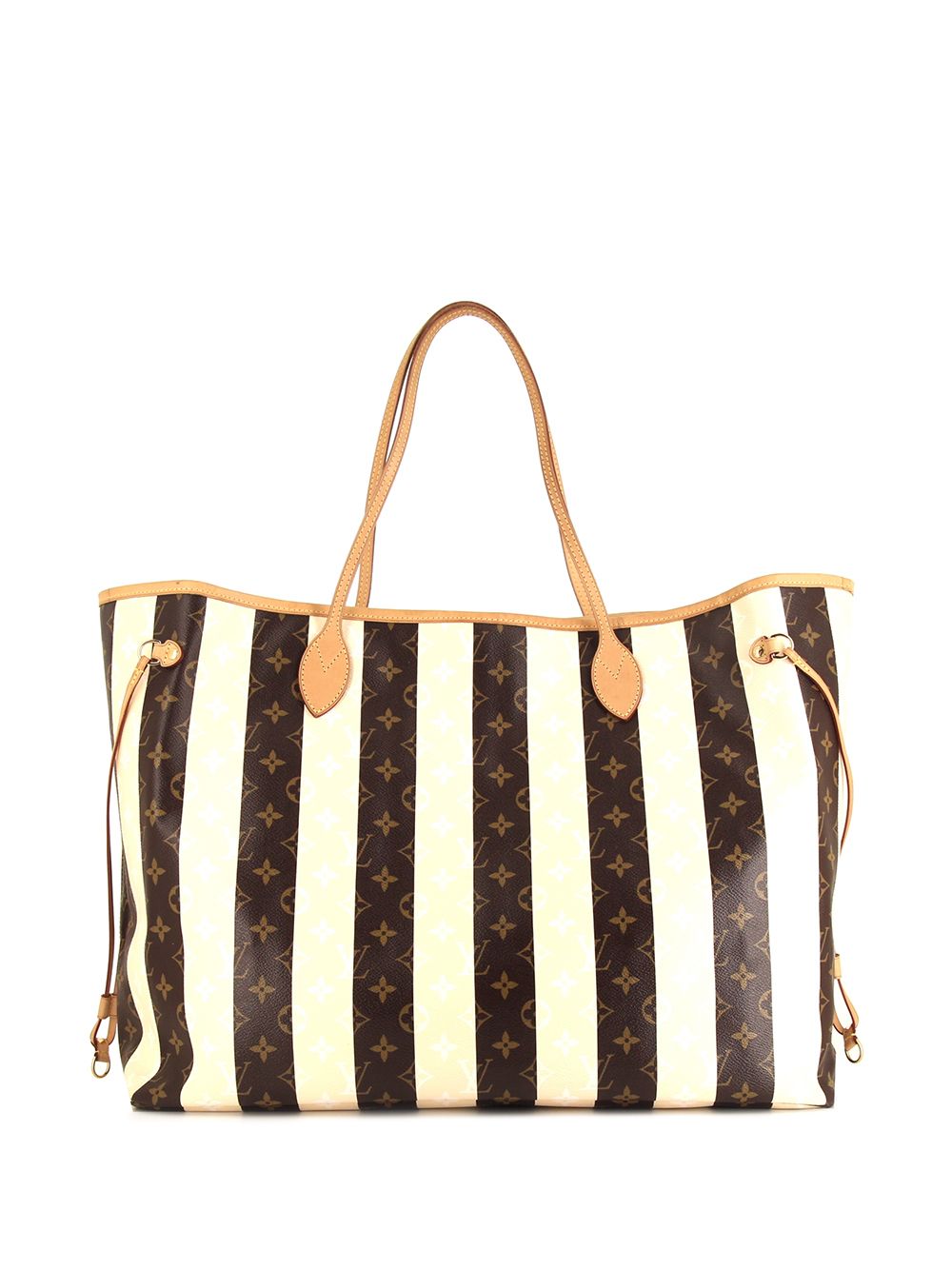 Pre-owned Louis Vuitton 2011  Neverfull Xl Tote Bag In Neutrals