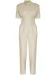 Image 1 of REMAIN shirred waist leather jumpsuit