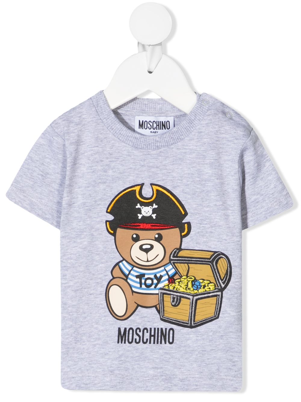 фото Moschino kids футболка teddy с логотипом