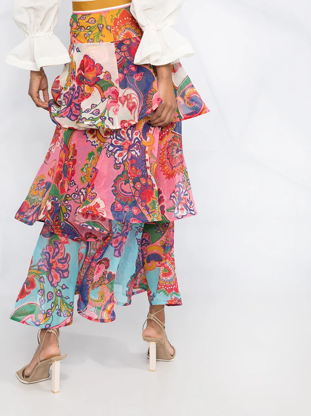 ZIMMERMANN LOVESTRUCK TIERED SKIRT