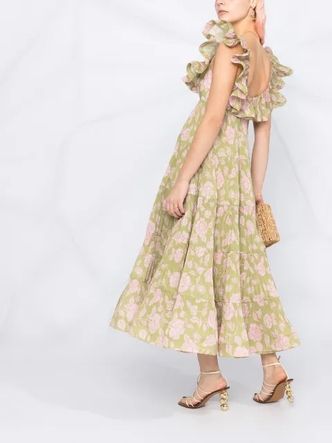 lovestruck pleated gown