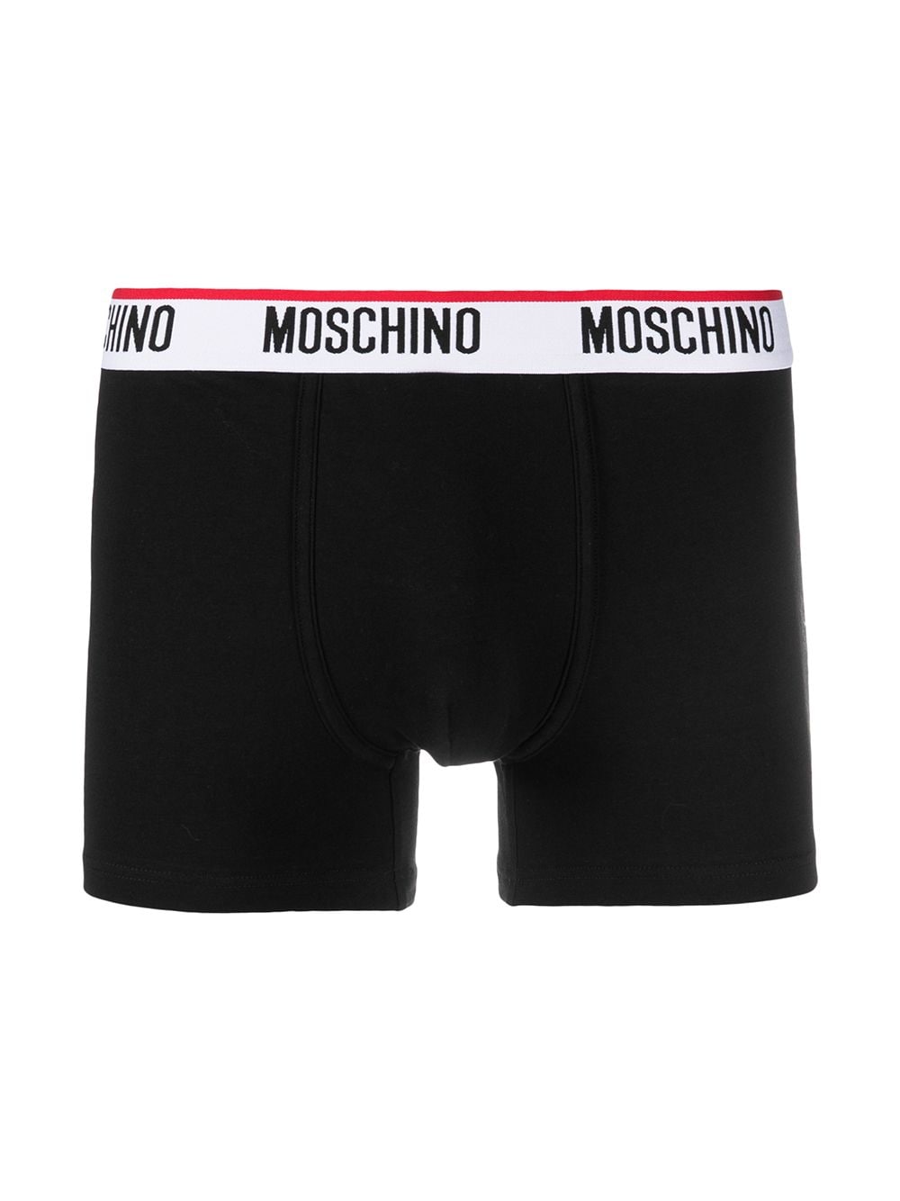 Moschino Set van 3 slips met logo tailleband - Wit