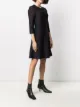Tommy Hilfiger logo-print knitted midi dress