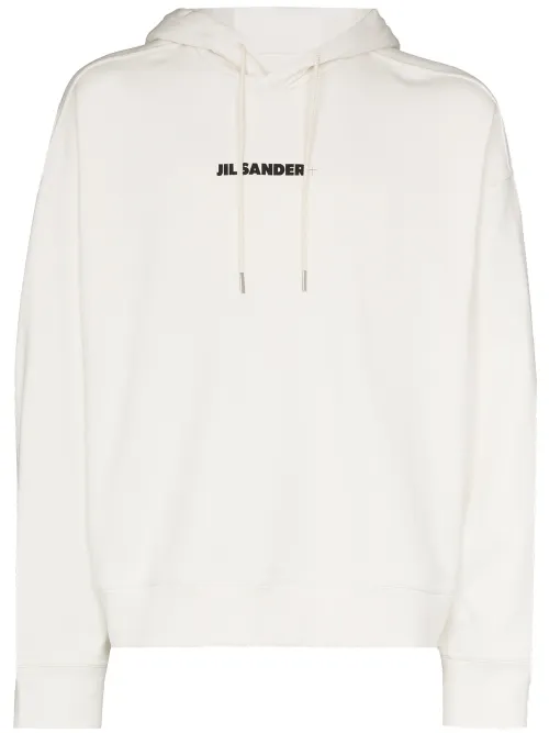 Hoodie à logo imprimé - Jil Sander - Modalova