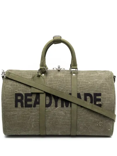 Readymade logo overnight tote green | MODES