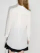 Chloé Blusa com colarinho e renda floral
