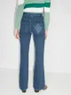Chloé vaqueros acampanados de talle alto