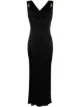 Image 1 of Versace Medusa detail jersey evening dress