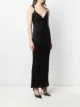 Versace Medusa detail jersey evening dress