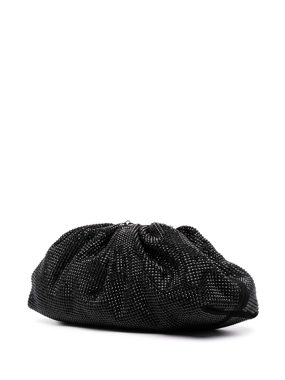 Shop Philipp Plein Crystal-embellished Clutch Bag In Black