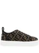 Image 1 of Fendi Rise logo-print flatform sneakers