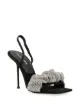 Image 2 of Alexander Wang Julie crystal scrunchie sandals