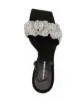 Alexander Wang Julie crystal scrunchie sandals
