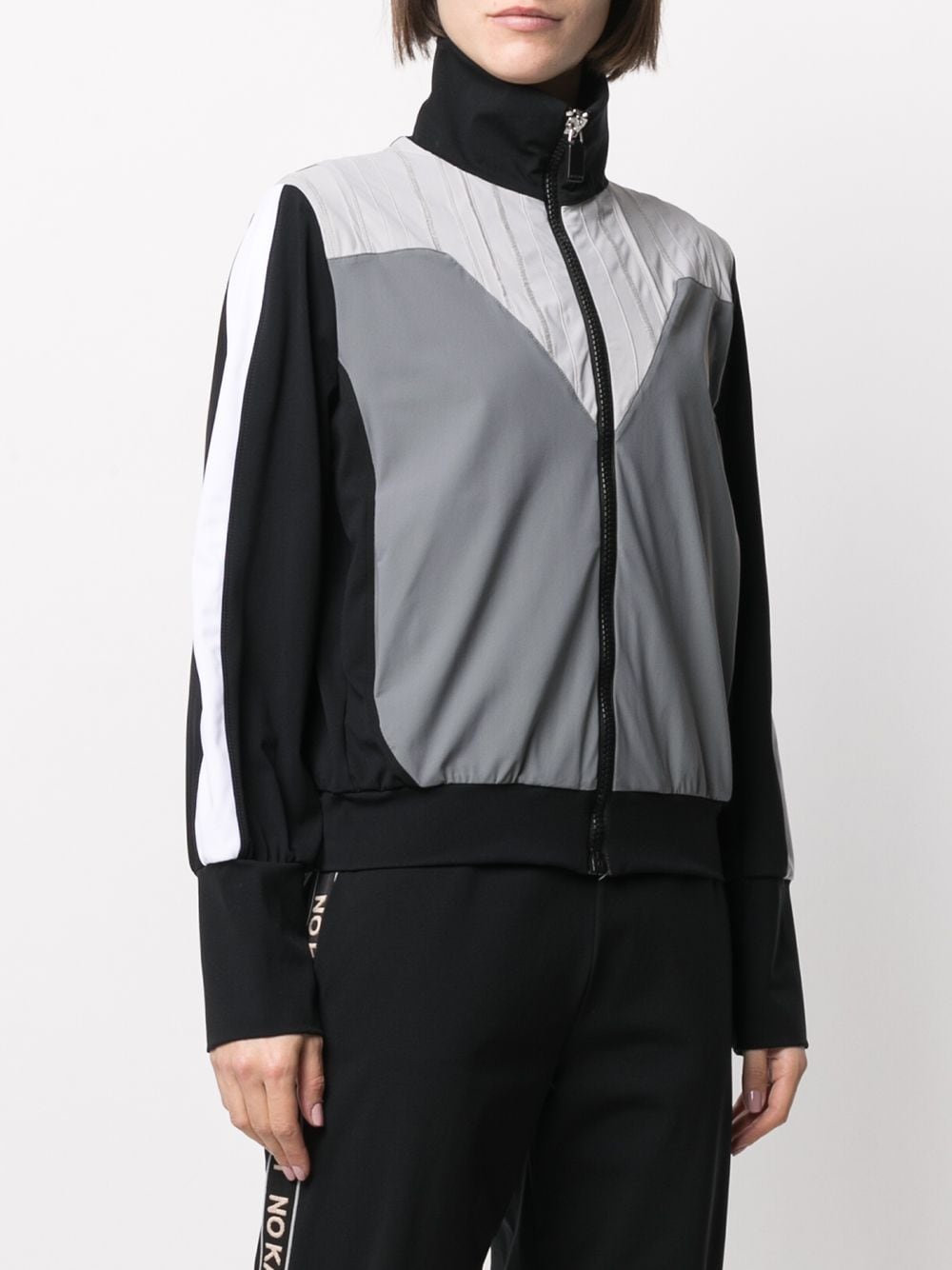 фото No ka' oi спортивная куртка в стиле колор-блок на молнии