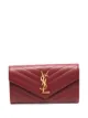 Imagem 1 de Saint Laurent Carteira grande monogramada