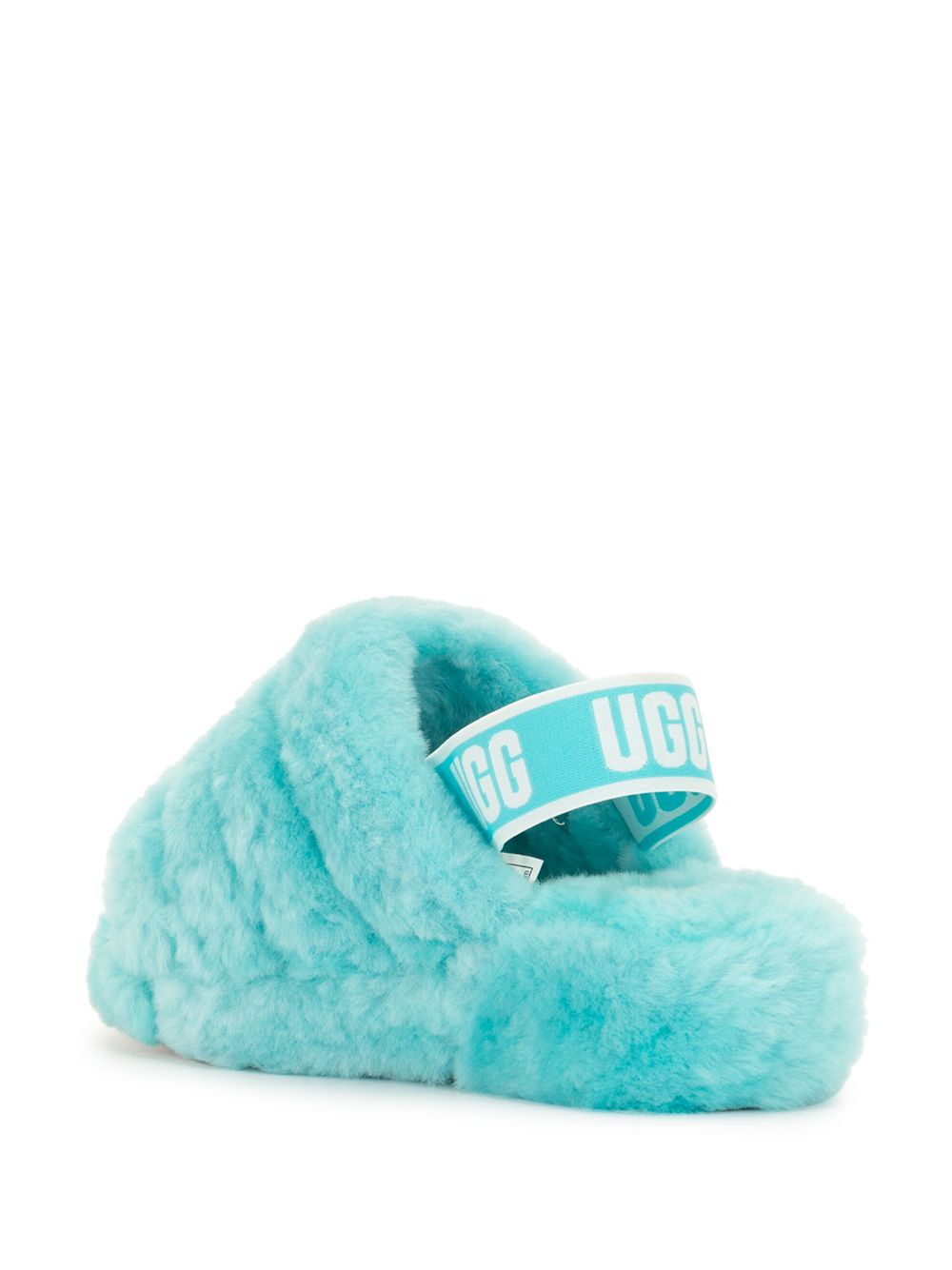 фото Ugg сандалии fluff yeah с ремешком на пятке