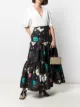 Image 2 of La Doublej tiered floral-print maxi skirt