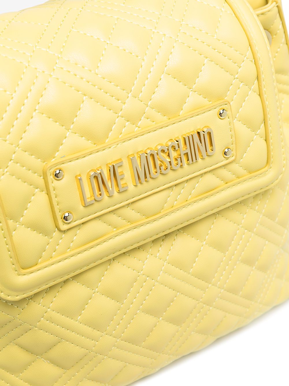 фото Love moschino стеганый рюкзак с логотипом