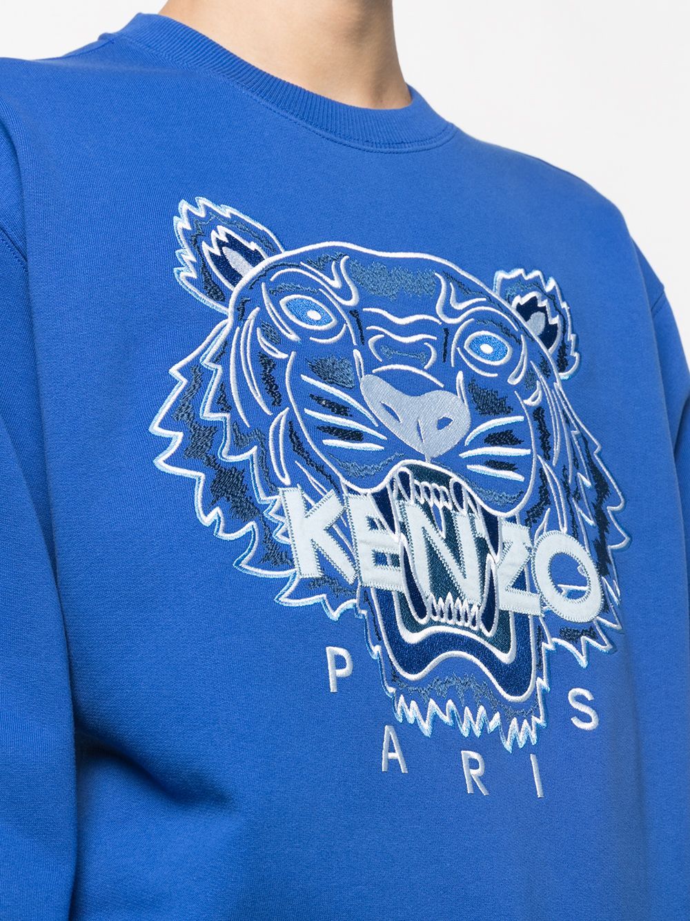 фото Kenzo kids толстовка с вышивкой tiger