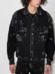 Image 2 of Represent paint splatter buttoned denim jacket