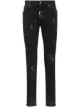 Image 1 of Represent paint-effect mid-rise jeans