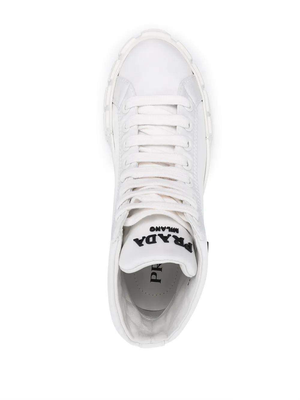 Prada Wheel hightop Sneakers Farfetch