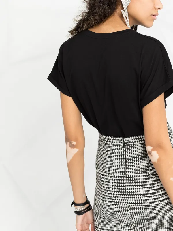 BALMAIN ストーンロゴT Balmain ラインストーンロゴ Tシャツ 通販 - FARFETCH