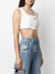 Balmain cropped tweed vest