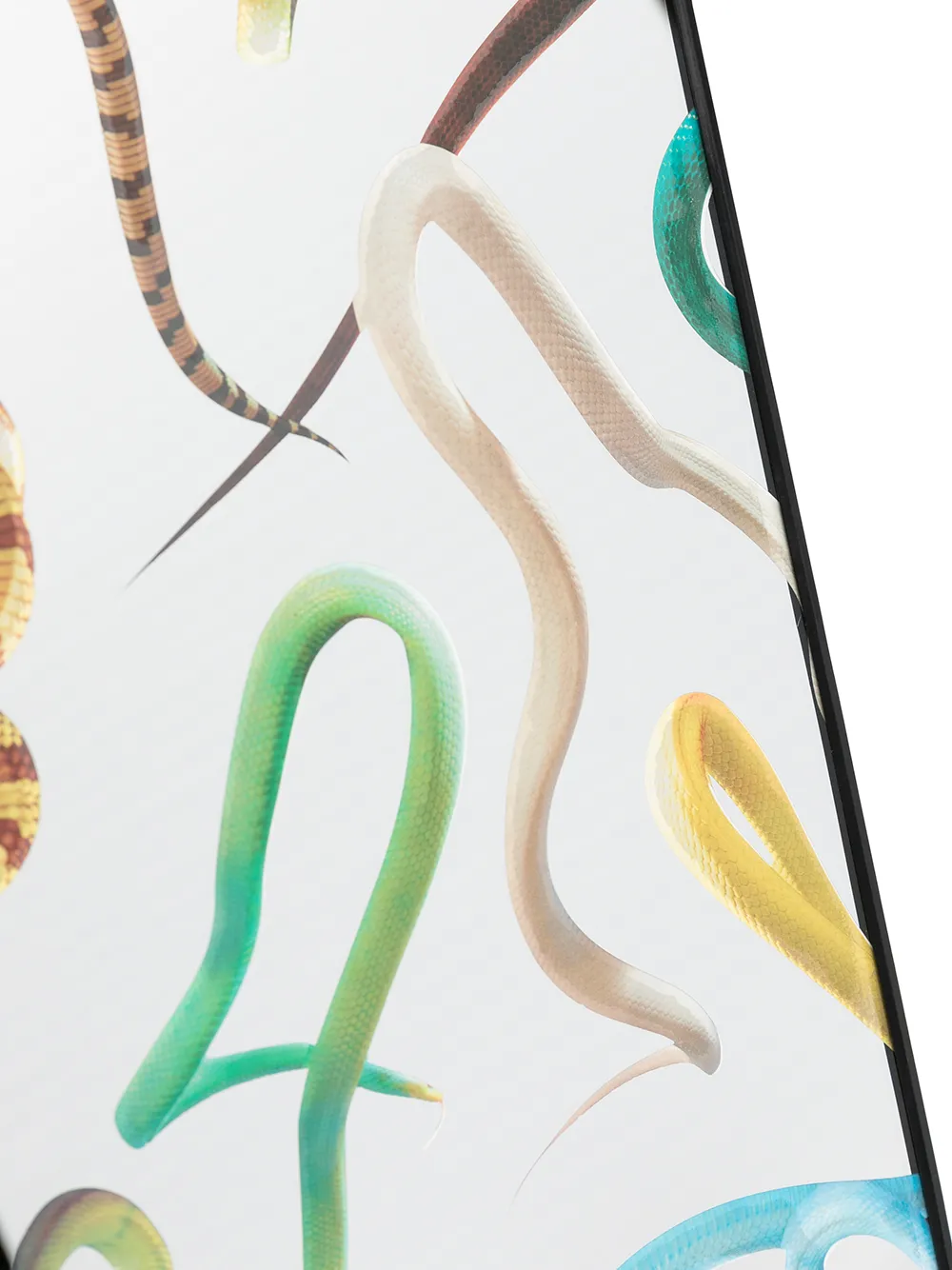  Seletti Snakes Spiegel   Schwarz 