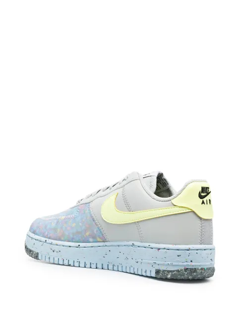 air force 1 crater faux leather and mesh sneakers