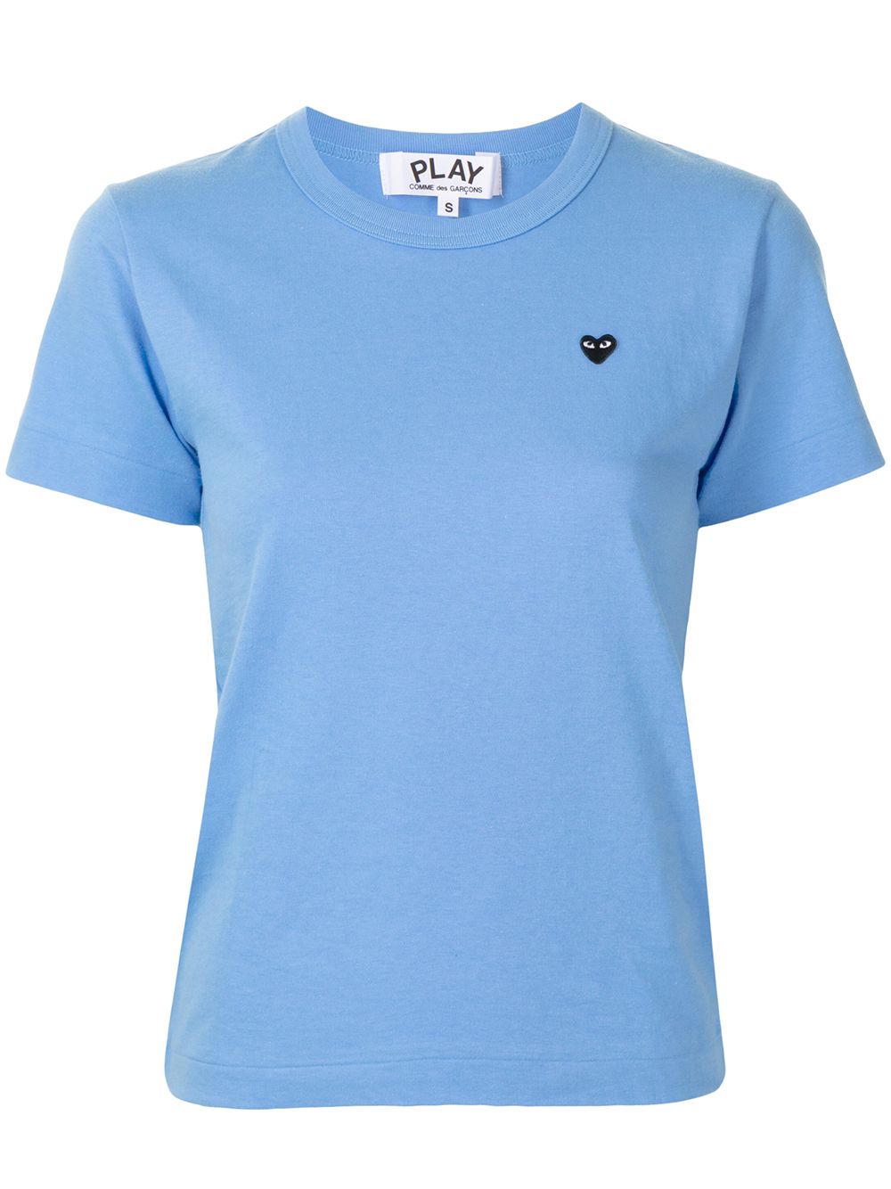 

Comme Des Garçons Play playera con logo bordado - Azul