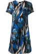 Image 1 of La Doublej floral-print satin short dress