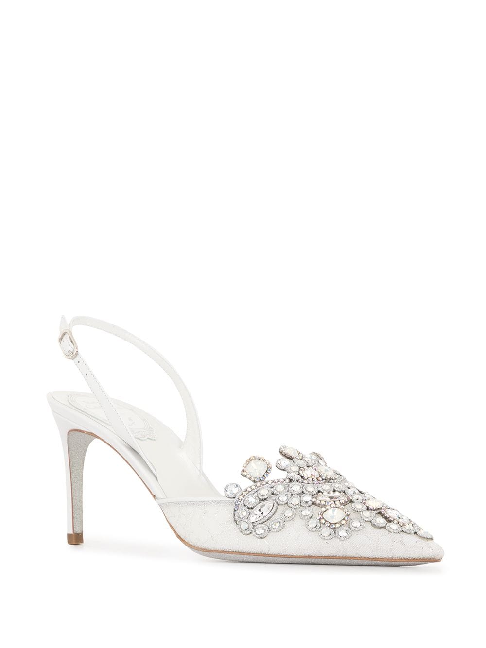 René Caovilla Veneziana slingback pumps - Wit