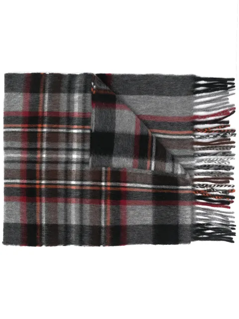 Begg x Co plaid wool scarf