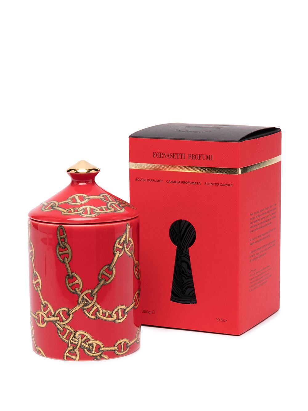 фото Fornasetti ароматическая свеча catene otto (300 г)