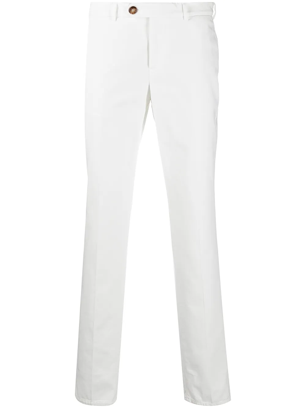 Brunello Cucinelli Cotton Slim Fit Pants In White