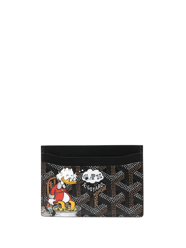 Goyard Pre-owned Customised Saint-suplice Cardholder in Black