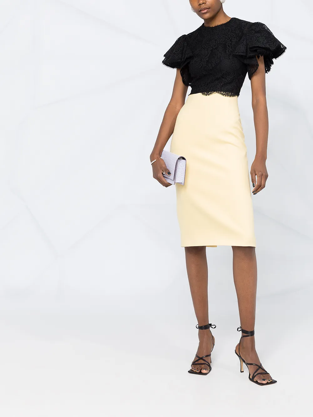 Image 2 of Alexander McQueen high-waist pencil skirt