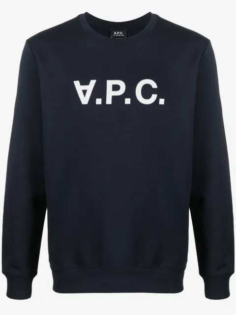 A.P.C. logo print sweatshirt 