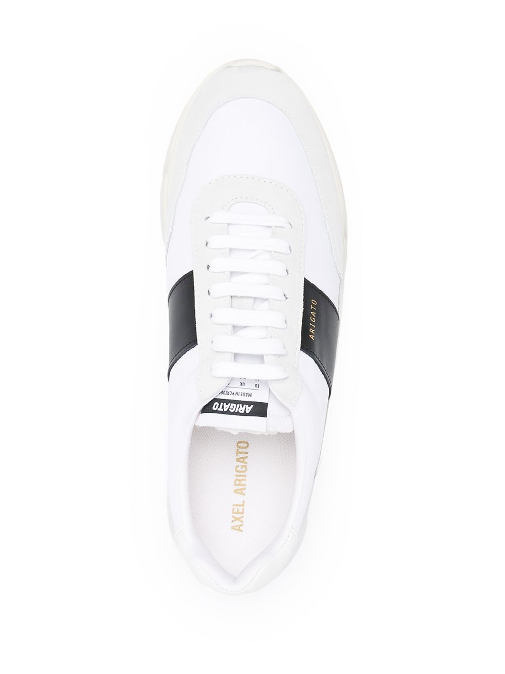 Shop Axel Arigato Genesis Vintage Sneakers In White Black