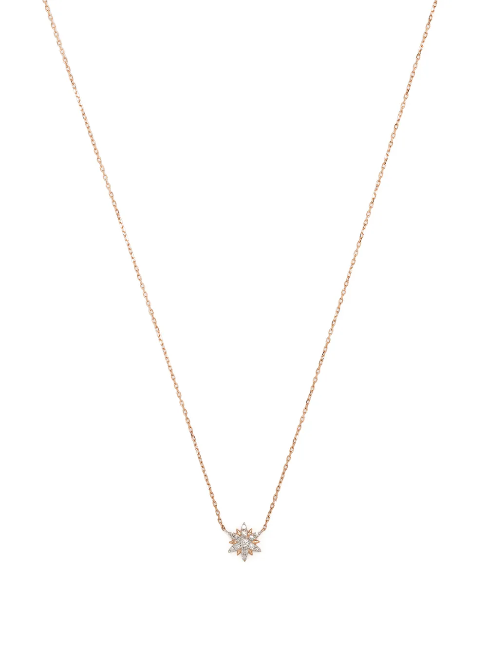 Djula Sun ダイヤモンドネックレス 18Kローズゴールド - ピンク Djula Sun ダイヤモンドネックレス 18Kローズゴールド - ピンク