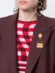 Image 2 of Chanel Pre-Owned classic flap motif brooch
