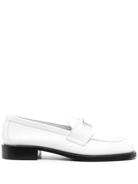 Prada logo-plaque penny loafers