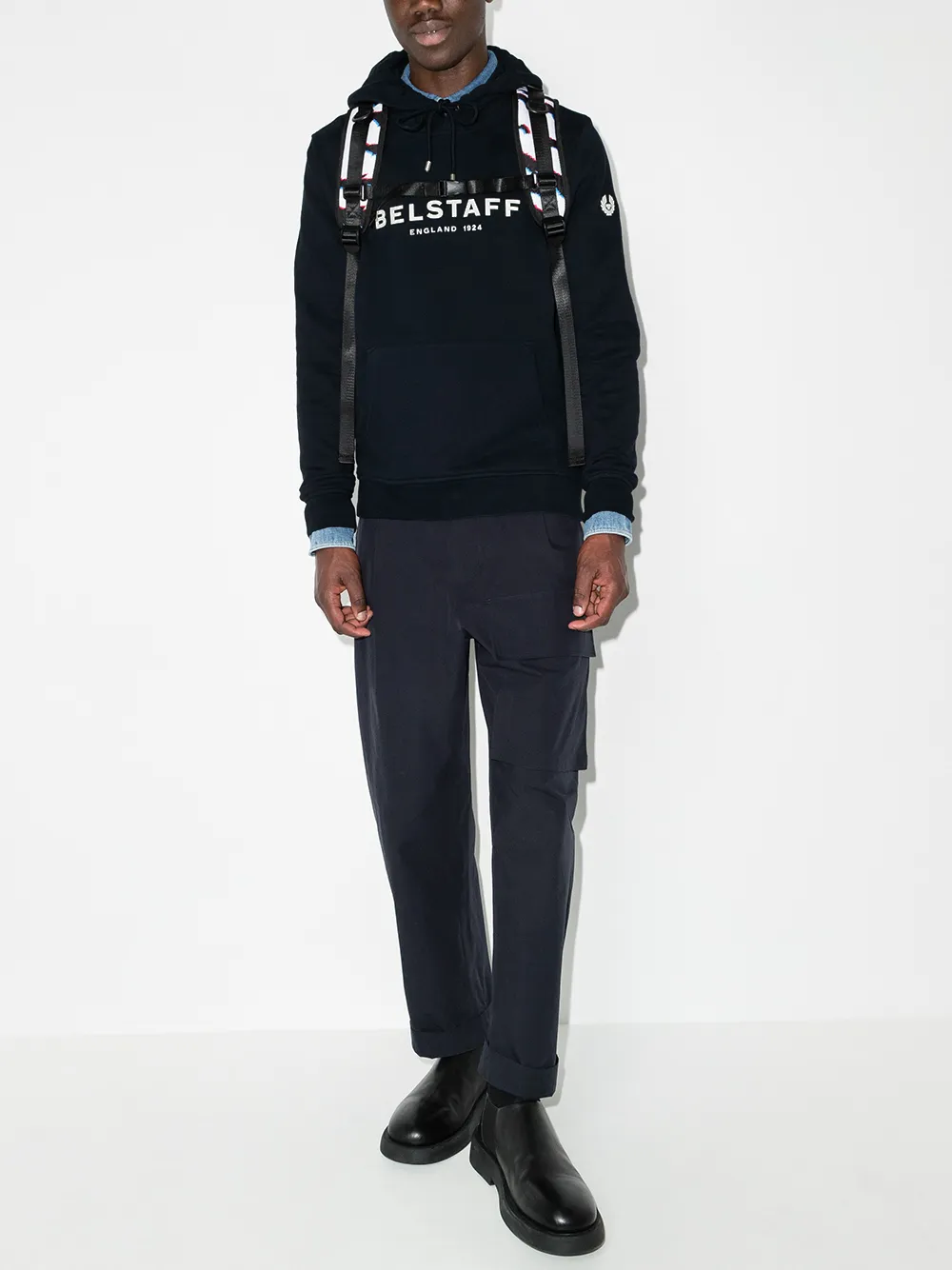 фото Belstaff худи 1924 с логотипом