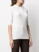 Prada ribbed polo top