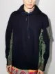 Image 2 of sacai two-tone panelled hoodie