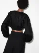 Matteau Blusa cropped franzida