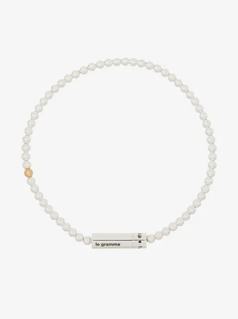Le Gramme Le 11g brushed bead bracelet