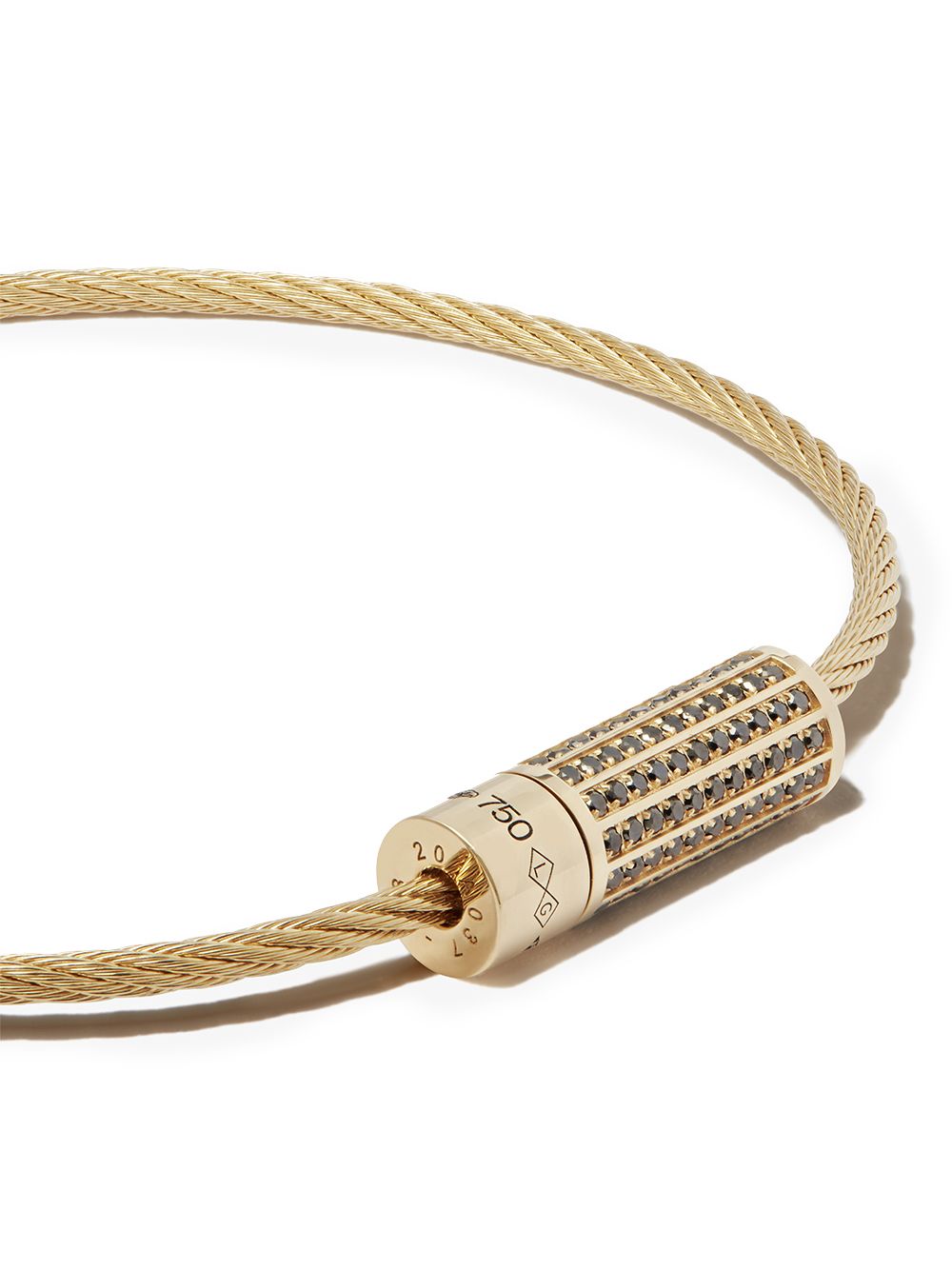 Shop Le Gramme 18kt Yellow Gold 9g Cable Bracelet